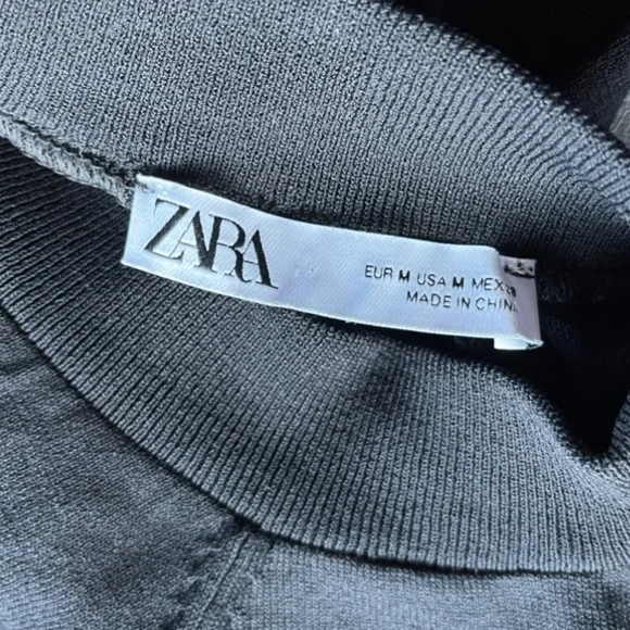 Zara Fitted Knit Dress - Picture 9 of 10